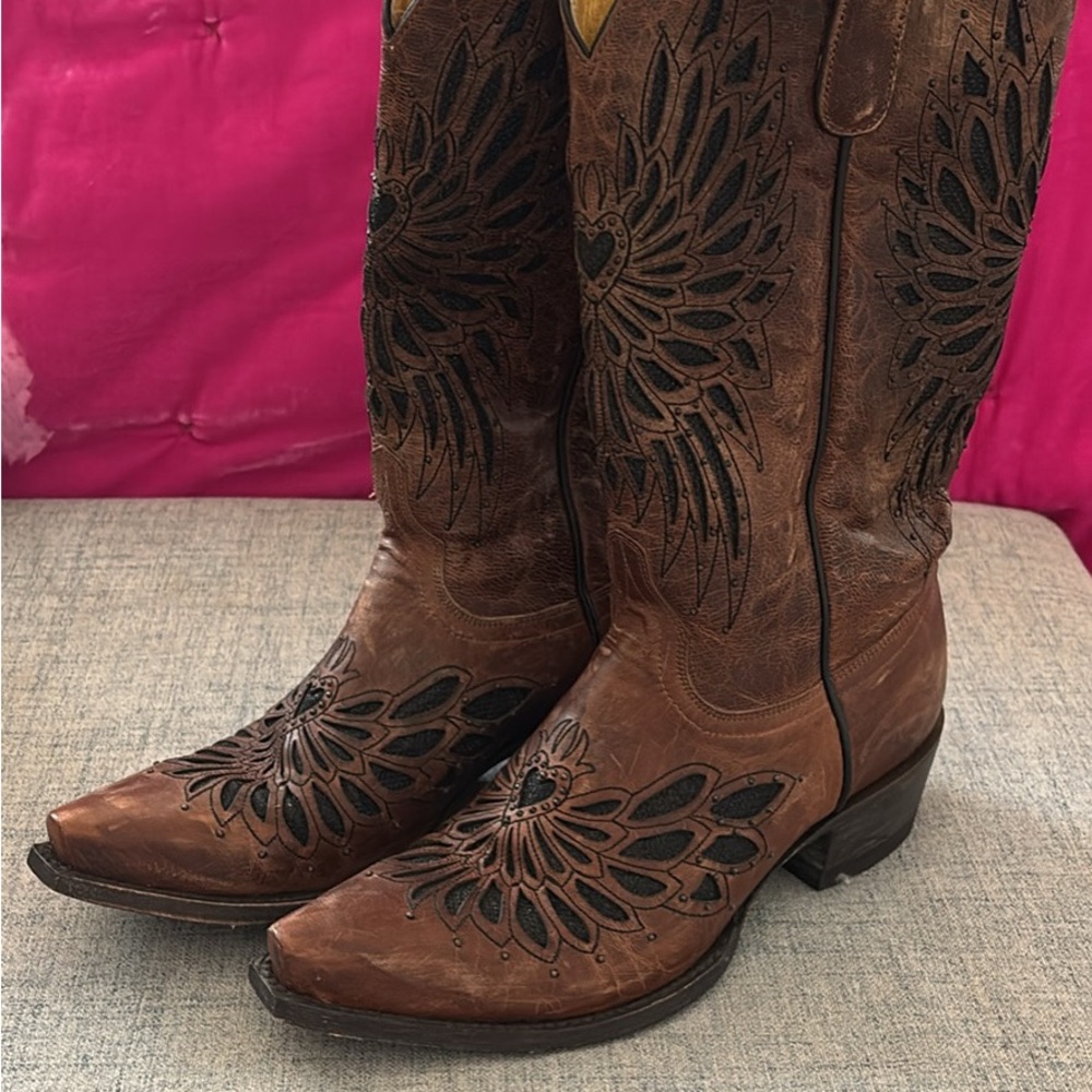 Brown Canvender’s Leather Boots